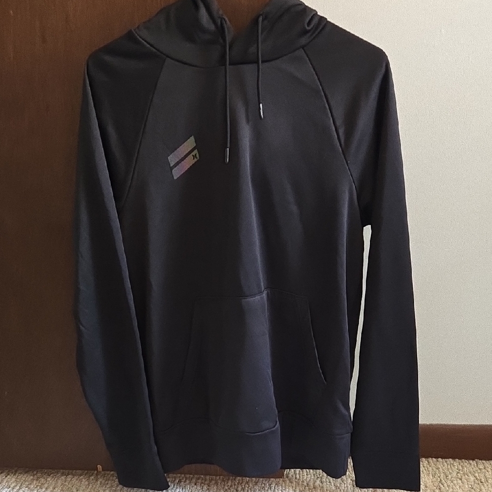 Hurley Black Hoodie with Logo